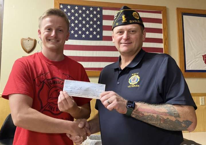 Bagley American Legion donates to Gonvick Fire Department