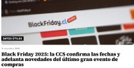 La CCS confirma Black Friday 2025: se realizará del 28 de noviembre al 1 de diciembre con nuevas garantías