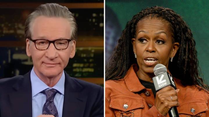 Bill Maher Calls 'Bulls***' on Michelle Obama’s Presidency Comment
