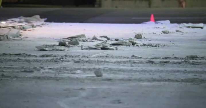 Contractor rips up Orange County parking lot outside of animal hospital over payment dispute