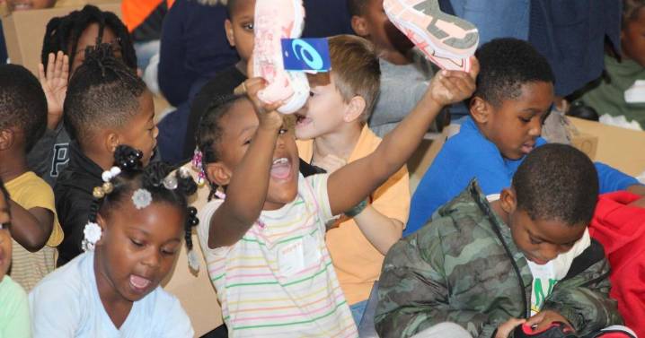 How new, name-brand shoes help Danville students walk with confidence