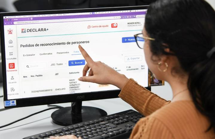 DECLARA+ DEL JNE: candidatos iniciaron el llenado de hojas de vida