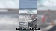 Oleaje en la costa de Bajamar
