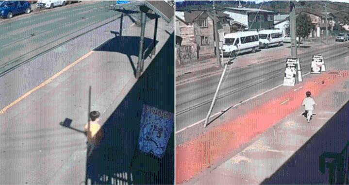 Encuentran a menor de 3 años deambulando solo y descalzo por calles de Valdivia: salió de jardín de la Junji