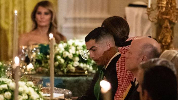 Ronaldo joins Trump, Saudi Crown Prince at White House dinner