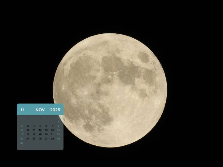 Luna llena noviembre 2025 en México: cuándo verla, a qué hora y por qué es una superluna