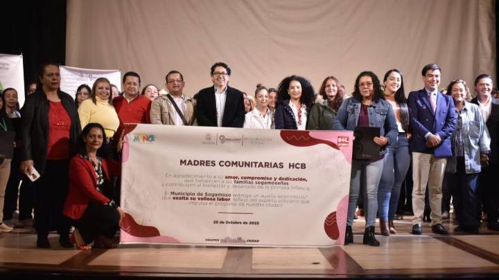 Madres comunitarias de Sogamoso recibieron auxilio económico en reconocimiento a su labor