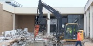 John A. Logan College begins west lobby expansion construction