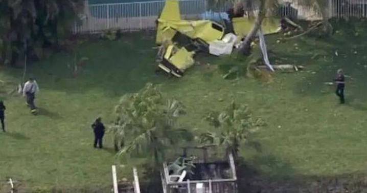 Coral Springs plane crash horror as police say 'we've not found entire aircraft yet'