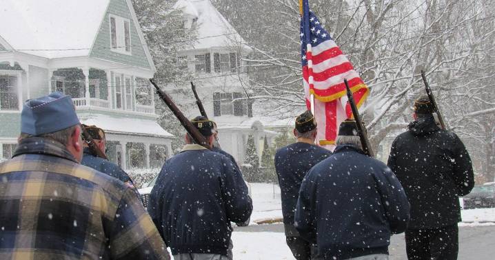 Veterans march in Cooperstown Veterans Day parade