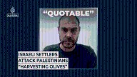 Israeli settlers attack Palestinians “harvesting olives”