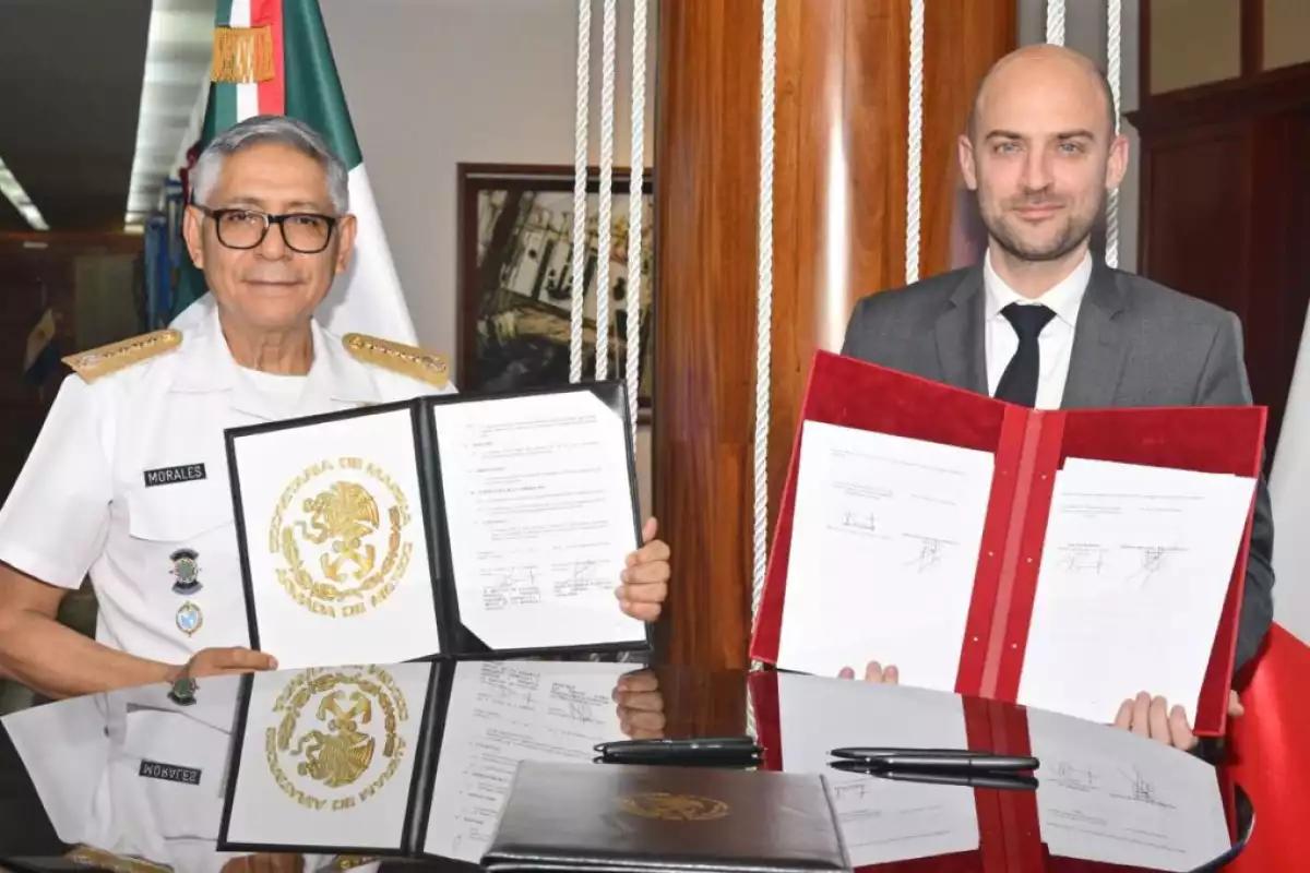 México y Francia sellan alianza contra el crimen transnacional y fortalecen cooperación marítima
