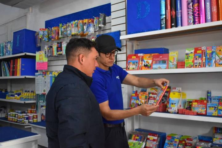 En San Pedro la demanda por útiles en librerías aún no se activa