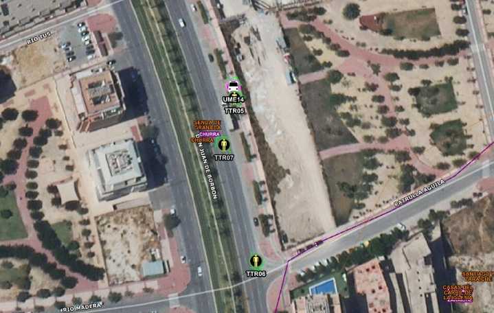 Una mujer resulta herida grave tras ser atropellada en la avenida Juan de Borbón de Murcia