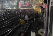 Railway unions stop local trains at CSMT to oppose FIR against en...