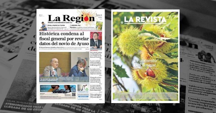 La portada de La Región de este viernes, 21 de noviembre