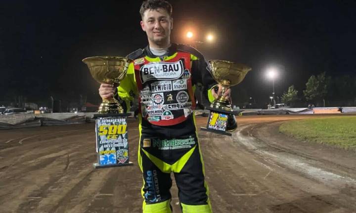 Speedway: Ampugnani brilló en Bolívar en el cierre del Invernal