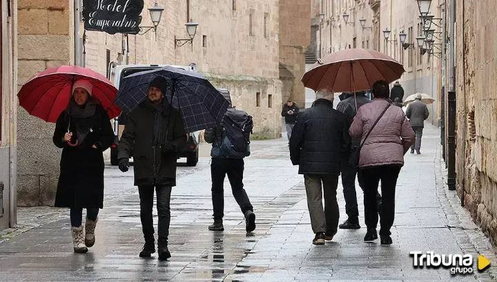 Fuertes lluvias en el oeste peninsular este jueves al paso de la borrasca Claudia