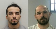 Two out of four prisoners still at large were freed by mistake last year