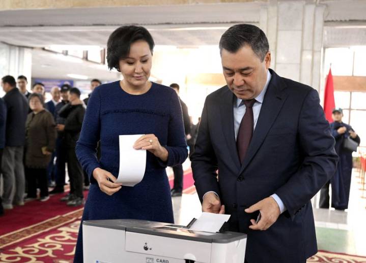 Allies of Kyrgyzstan's president win majority in parliamentary election, preliminary results say