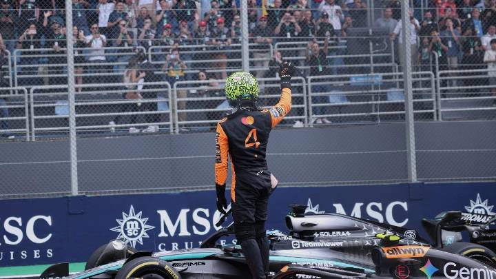 Pole para Norris y desastre de Verstappen en Brasil