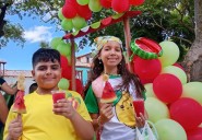 Niños de EP María Concepción celebraron Día de la Alimentación y recolectaron donativos para abuelos de Santa Rosa