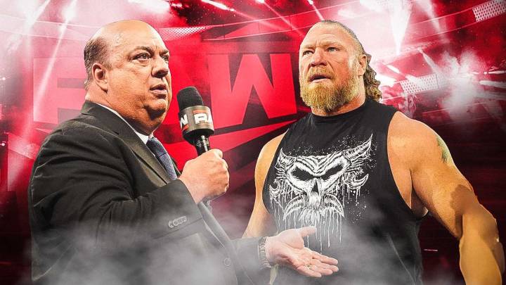 WWE’s Paul Heyman drops ‘GOAT’ take after viral Brock Lesnar fall on RAW