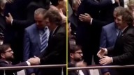Ni se levantó del asiento: El distante saludo entre Gabriel Boric y Javier Milei en el cambio de mando en Bolivia