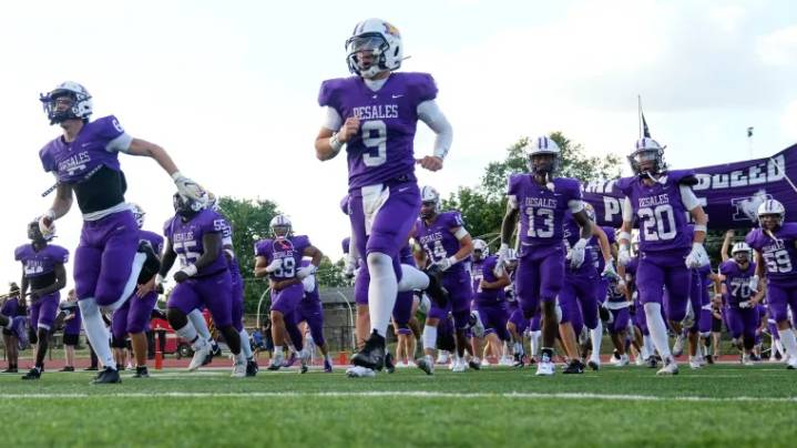 Ohio State coach Ryan Day's son RJ throws for school