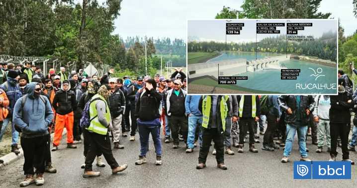Presidente de la CUT emplaza al Estado por "abusos" de empresas chinas en obras de Central Rucalhue
