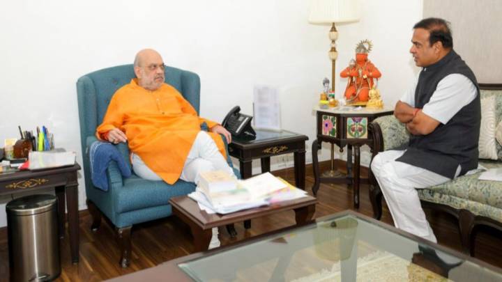 CM Himanta Biswa Briefs Amit Shah on Assam welfare initiatives