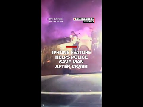 iPhone feature helps police save man after crash