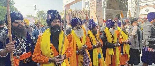 350th martyrdom anniversary of Sri Guru Tegh Bahadurji: Nagar Kirtan receives splendid welcome in Jammu