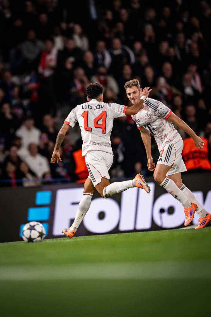 Bayern Munich derrotó al PSG con dos goles de Luis Diaz -