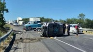 Ataque a Balazos Deja Dos Hombres Sin Vida y una Camioneta Volcada en Montemorelos, Nuevo León