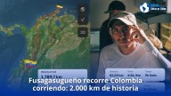 Fusagasugueño recorre Colombia corriendo: 2.000 km de historia