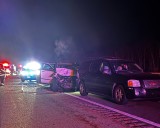 Freetown and Lakeville fire department responds to 3 car crash