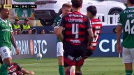 Patada asesina: Erick Pulgar de Flamengo se salvó de la roja tras fuerte plancha a Bruno Fuchs de Palmeiras
