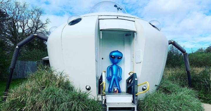 Inside the UFO Airbnb with Tardis toilet that featured on a Channel 4 show