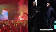 Oasis concert in Melbourne rocked by flare launched from packed crowd