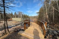 Tettegouche State Park debuts new footbridge after Baptism River washout