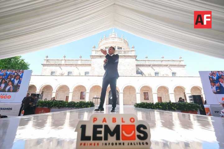 Pablo Lemus presentó su primer informe como Gobernador de Jalisco