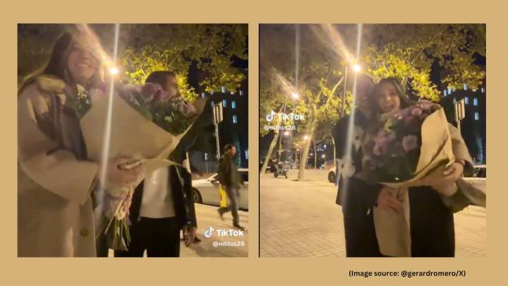 ‘That’s going to be a forever memory’: Lionel Messi spotted in couple’s dating video on Barcelona street