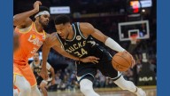 Bucks coach Doc Rivers says he expects the injured Antetokounmpo to miss 'probably two weeks'