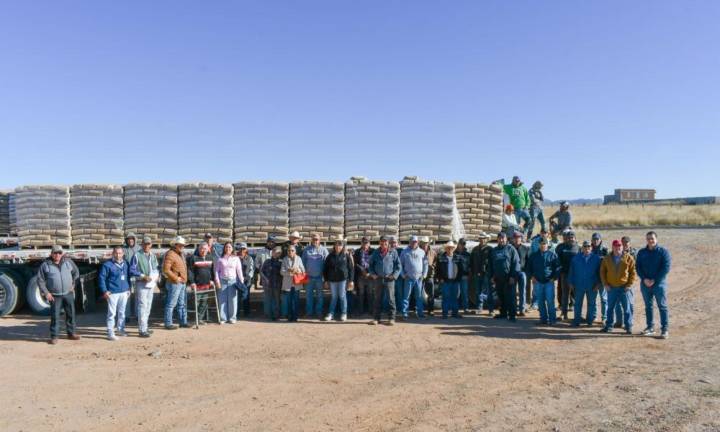 Apoya Estado a 75 familias del Frente Democrático Campesino de Guerrero con cemento para mejorar sus viviendas