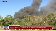 Crews fight fire at TX decommissioned electrical plant