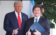Milei emprende nuevo viaje a EEUU para participar de foro de negocios con Trump y Messi