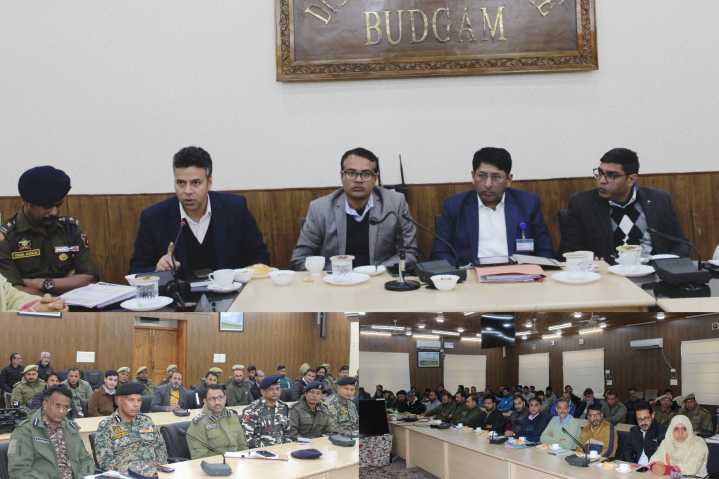 DEO, SSP and Election Observers Hold Joint Review Meeting with Election Officers Ahead of Bye