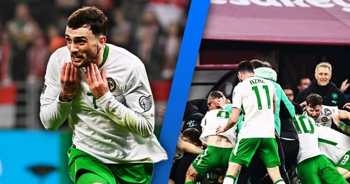 Así fue el gol agónico de Troy Parrott que le dio la clasificación a Irlanda al repechaje del Mundial