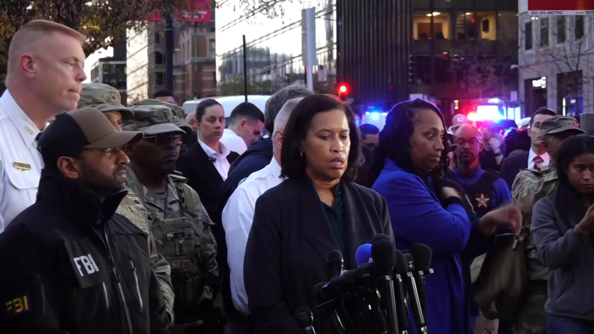 Washington DC Mayor Bowser says National Guardsmen shot were targeted